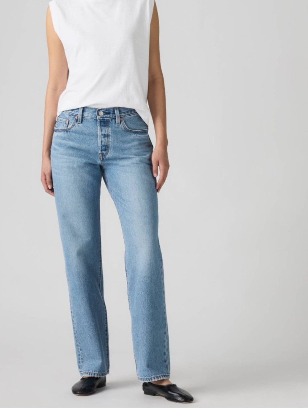 CALVIN KLEIN 90s Vintage Lowrider Button Fly Jeans Size 3